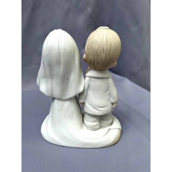 Precious Moments 1979 E-3114 The Lord Bless You and Keep You - with a box - Picture 4 of 9